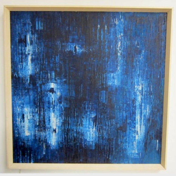 Art Vintage Mid Century Modern Abstract Oil Painting On Board 1962 By